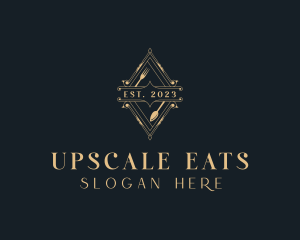 Fine Dining Restaurant Cutlery logo design