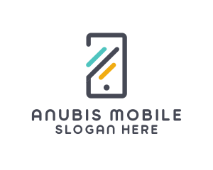 Abstract Mobile Phone logo design