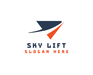 Paper Plane Flight logo design