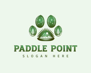 Paw Outdoor Wildlife logo design