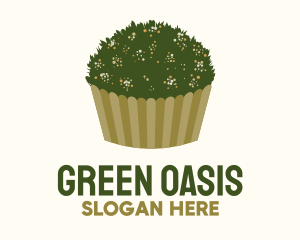 Grass Garden Cupcake Pastry logo