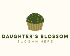 Grass Garden Cupcake Pastry logo design