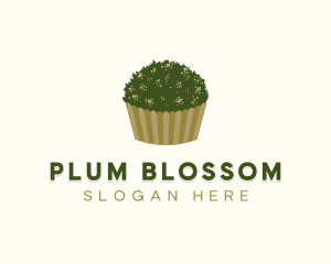 Grass Garden Cupcake Pastry logo design