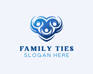 Heart Family Community logo design