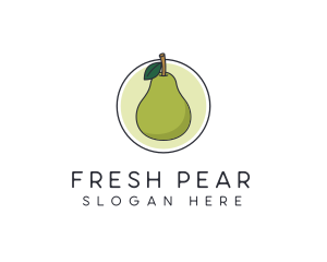 Juicy Pear Fruit logo