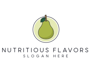 Juicy Pear Fruit logo