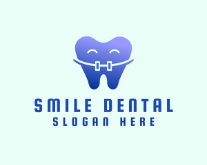 Dentist Tooth Braces logo design