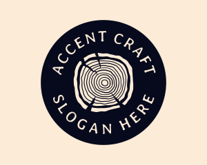 Furniture Woodgrain Craft logo design