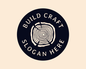 Furniture Woodgrain Craft logo design