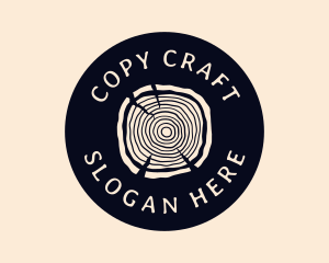 Furniture Woodgrain Craft logo design