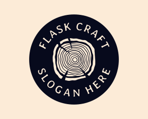 Furniture Woodgrain Craft logo design