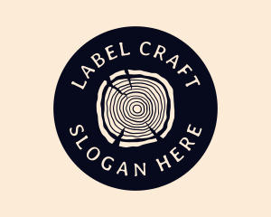 Furniture Woodgrain Craft logo design