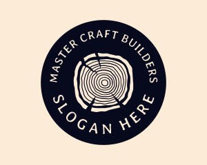 Furniture Woodgrain Craft logo design