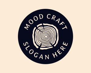 Furniture Woodgrain Craft logo design