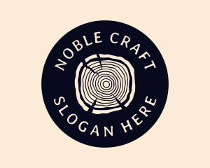 Furniture Woodgrain Craft logo design