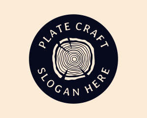 Furniture Woodgrain Craft logo design