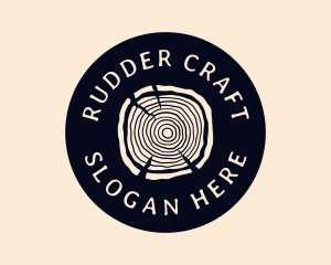 Furniture Woodgrain Craft logo design