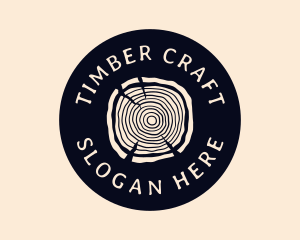 Furniture Woodgrain Craft logo design