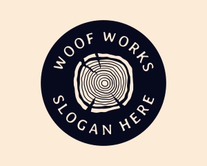 Furniture Woodgrain Craft logo design