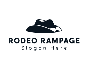 Western Cowboy Hat logo design