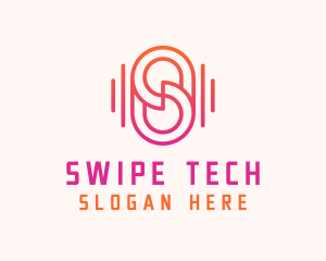 Media Tech Letter S logo design