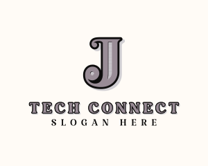 Stylish Brand Letter J logo