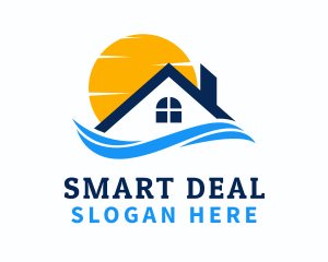 Sunset Wave Home Realtor Logo