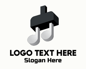 Plug Musical Note logo