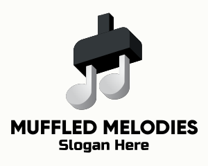 Plug Musical Note logo design