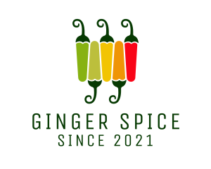 Organic Pepper Spices logo design