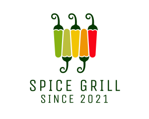 Organic Pepper Spices logo design