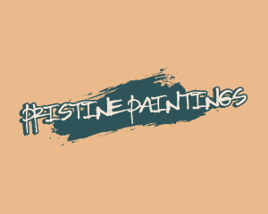 Mural Painting Graffiti logo design