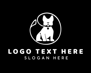 French Bulldog Pet logo