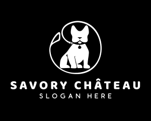 French Bulldog Pet logo design