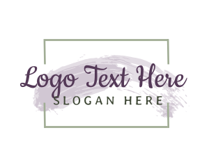 Elegant Watercolor Wordmark logo