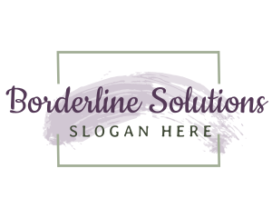 Elegant Watercolor Wordmark logo design