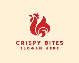 Tribal Chicken Rooster  logo