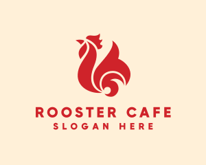 Tribal Chicken Rooster  logo