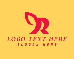 Red Animal Letter R logo