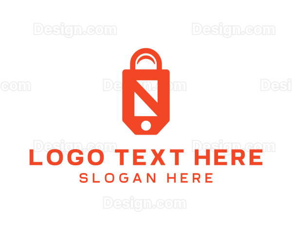 Shopping Bag Tag Logo