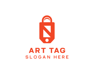 Shopping Bag Tag logo design