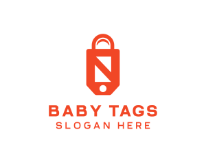 Shopping Bag Tag logo design