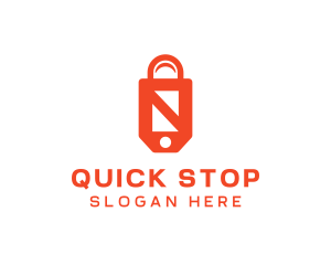 Shopping Bag Tag logo design