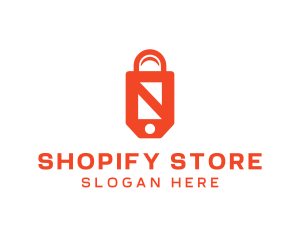 Shopping Bag Tag logo design