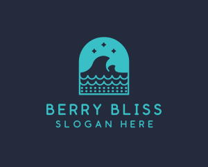 Surf Ocean Waves logo design