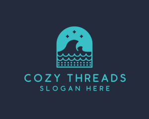 Surf Ocean Waves logo design