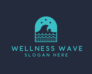 Surf Ocean Waves logo design