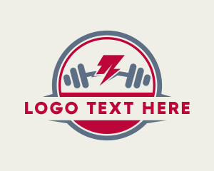 Strong Thunderbolt Dumbell Gym logo