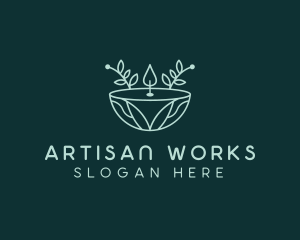 Artisanal Scented Candle logo design