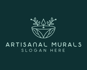 Artisanal Scented Candle logo design